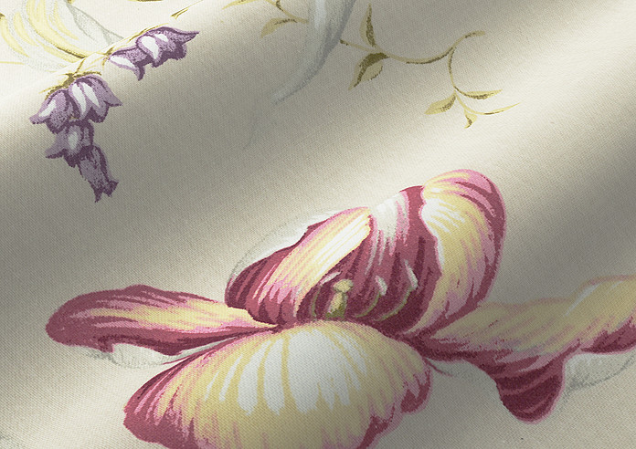 Tulipa, Soft Red - Made to Measure Curtains - Image 4